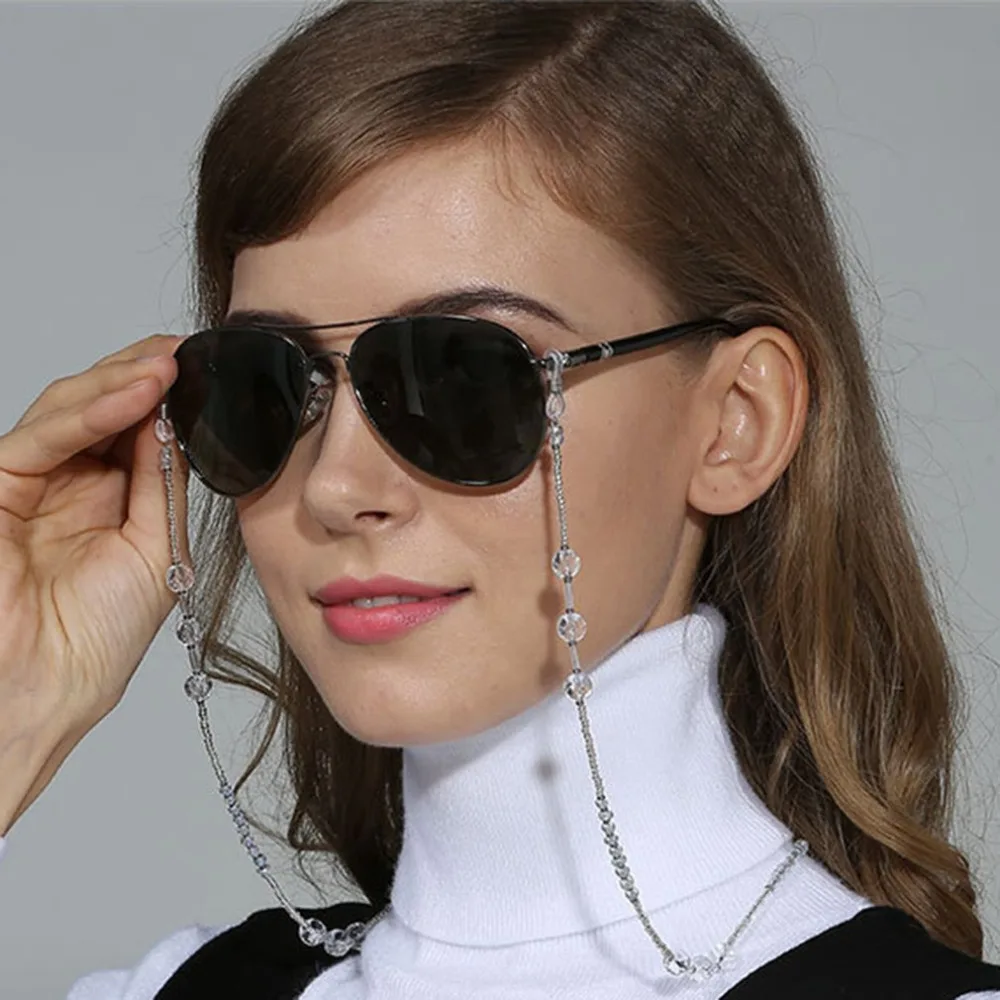 

Decorative Beads Sunglasses Cord Glasses Holder Fashionable Glasses Neck Strap Eyeglass Chains String Rope A30 For Women Ladies