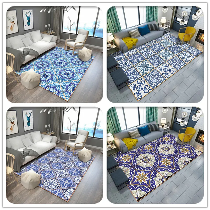 Скандинавский стиль мягкие ковры для гостиной, спальни, коврики, журнальный столик против скольжения напольный коврик прикроватный коврик для дома Прямоугольный Коврик