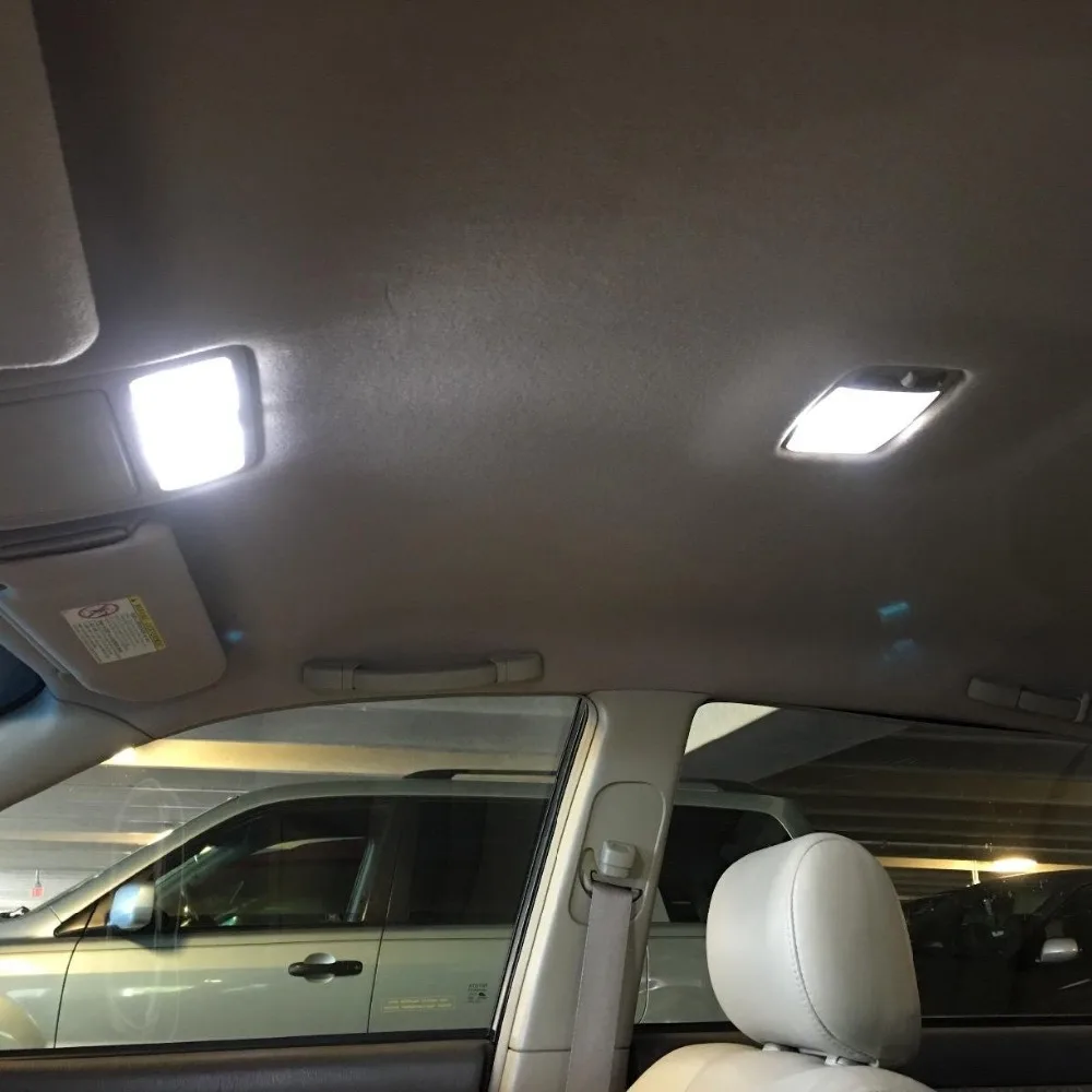 20 шт. Белый Автомобильный светодиодный светильник без ошибок, лампы для интерьера, набор для 2006 2007 BMW 7 серии E65 E66, интерьерный светильник Glovebox, карта