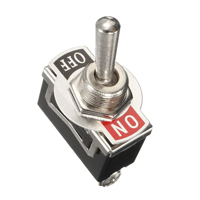 

On/Off Mini Small SPST Toggle Switch Miniature + Waterproof Cover Cap ALI88