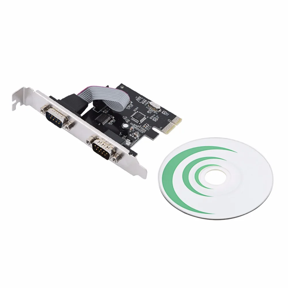 Computer Components PCI E PCI Express to Dual Serial DB9
