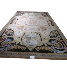 12'x17' 90 линия французский стиль Французский коврик «савонри» сотканный вручную шерстяной ковер Ренессанса для украшения дома