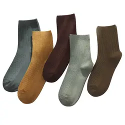 Носки мужчин A327 Домашняя одежда коттоновые носки 4 сезона однотонная верхняя одежда