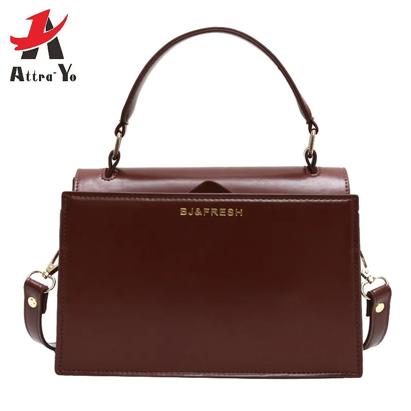 Modo Quadrato Spalla Lettera Femminile Della Donne wine Black Semplice Nuovo Red Attra Messaggero yo Ragazze Borsa Borse Del brown Di Piccolo Casual Selvaggio XCnxFq7w