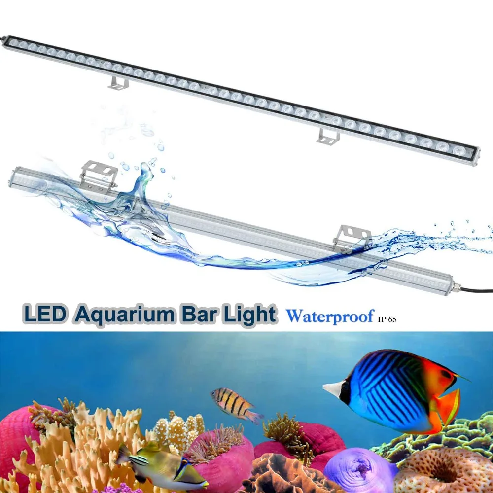 10 шт./лот 108 ВТ IP65 Водонепроницаемый светодиодный аквариум проблесковый маяк лампы для коралловых рифов рост/завод солнечной энергии аквариум с морской водой организмов освещения
