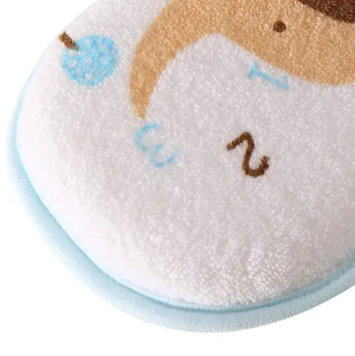 Bathtube Safety Sponge for Infant Newborn Baby Cute Cartoon Bath Sponge