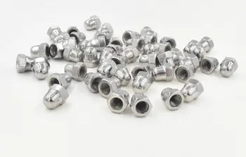 

10Pcs M6 Stainless Steel Cap Nuts Round Head Cover Decorative Nut Metric Hex Nuts