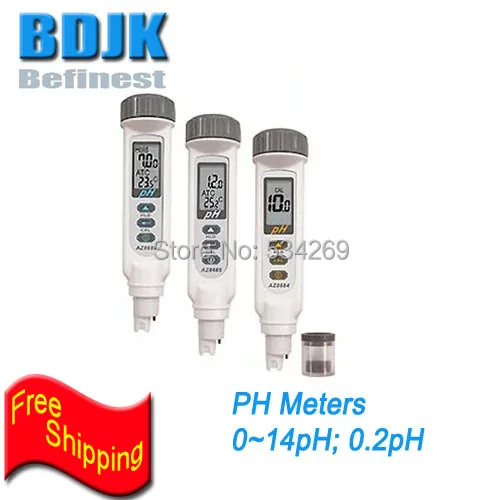 

0~14PH Pen Digit PH Meters with Temp. Display PH Measurement Instrument IP67 Waterproof