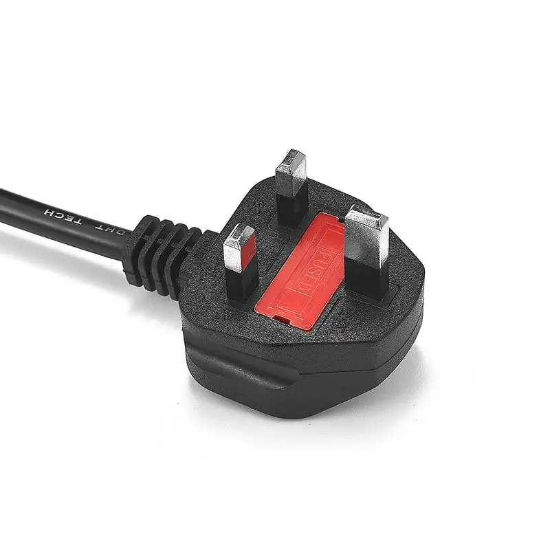 2 шт. Великобритании удлинитель питания 1 5 м 8 3 зубец чайник IEC C13 кабель для ПК
