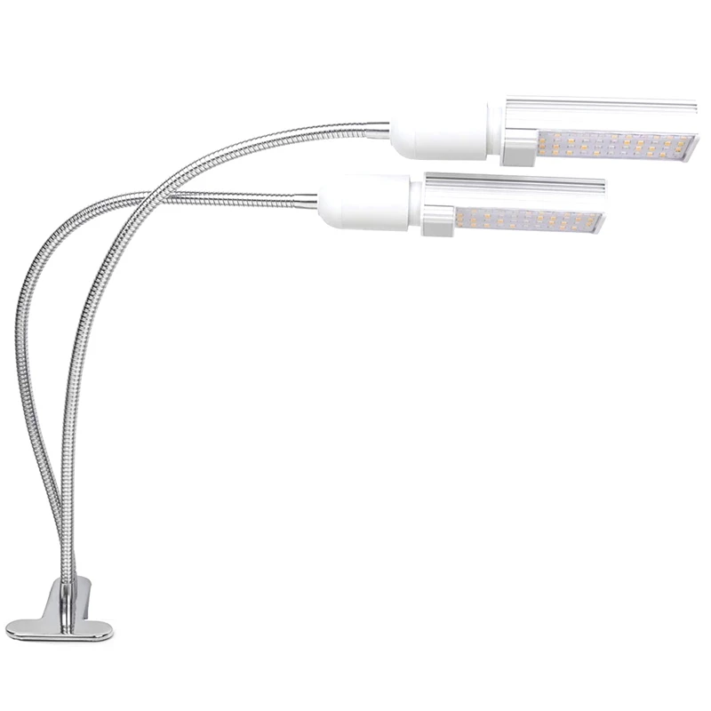 

Led Grow Light ,45w Upgraded Full Spectrum Grow Lamp, 88 Led Plant Lamp With Gooseneck, Dual E27 Replacement Grow Light Bulbs