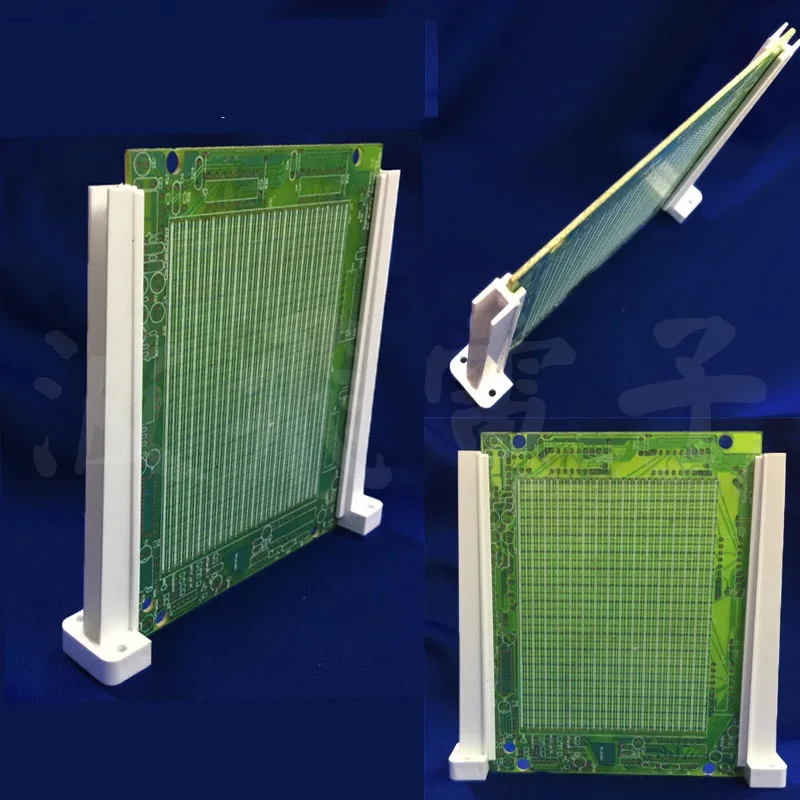 10pcs/lot vertical PCB Boards guide groov channel Slot track Support rail enclosure spacer fixing Guideways circuit board halter
