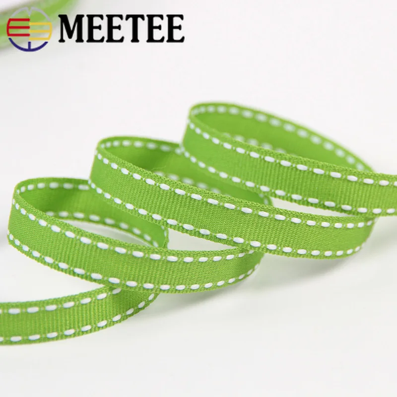 Meetee 1 см в ширину (3/8 &quot) Лента качества Перемычка ребристая выпечка подарок