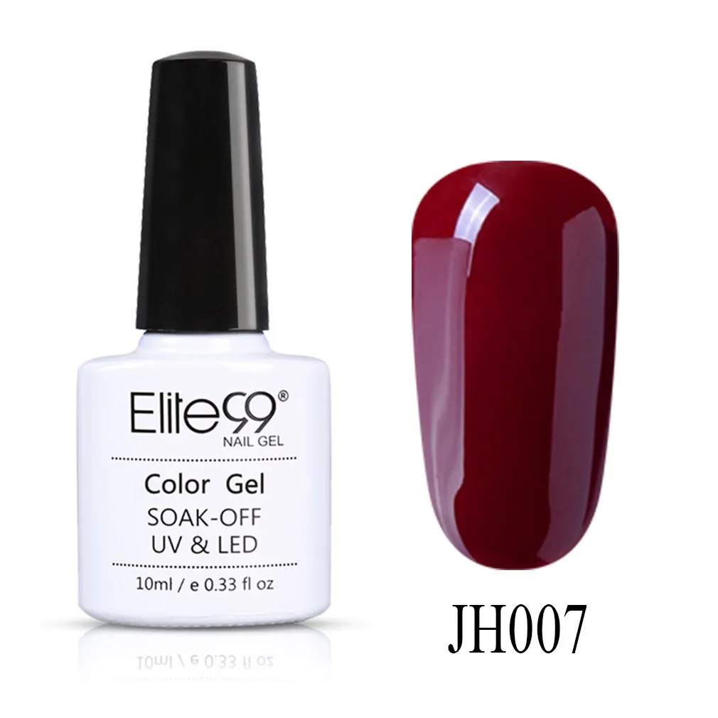 Elite99, телесный цвет, 10 мл, Гель-лак Vernis, Полупостоянный УФ-гель для дизайна ногтей, Гель-лак, впитываемый, для ногтей, грунтовка, Гель-лак - Цвет: JH007