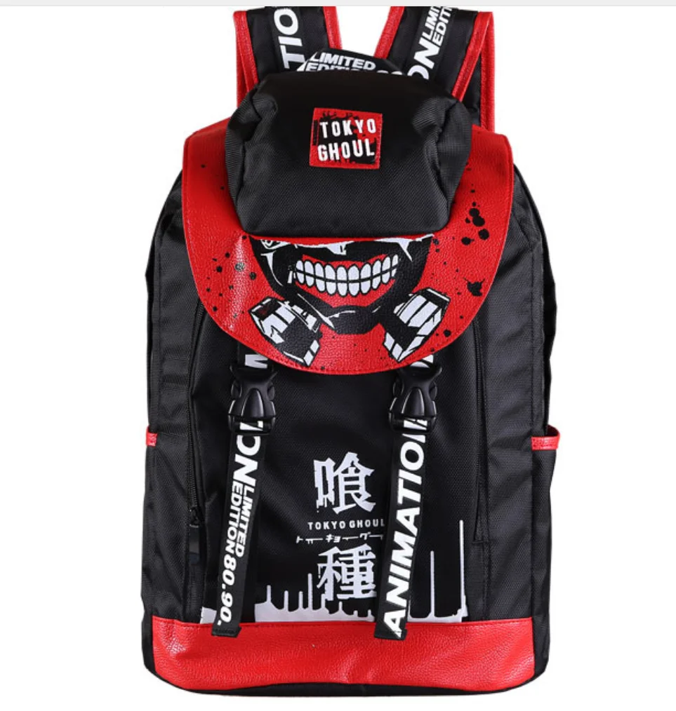 

2018 Anime Cartoon Tokyo Ghoul One Piece Backpack Model figure School Backpack For Teenager collection gift