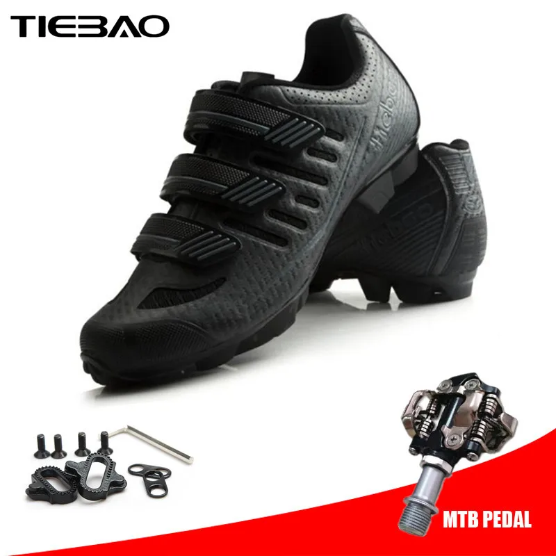 

Tiebao Cycling Shoes add SPD Pedal sapatilha ciclismo mtb mountain Bike Men sneakers women superstar original zapatos ciclismo