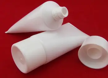 

free shipping 3ml/g 50pcs/lot empty plastic eye cream tube,cosmetic soft tube packing,white color squeese tube packaging