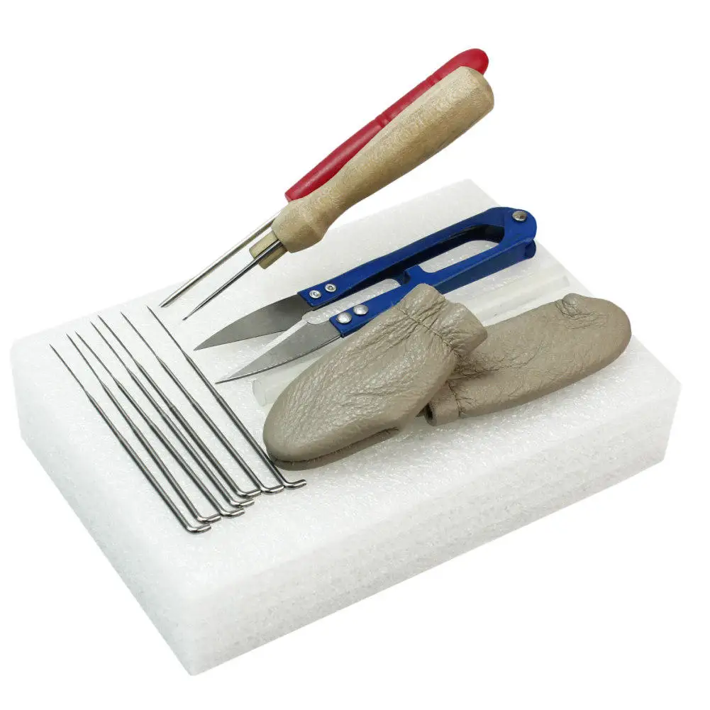 Needle Felting Starter Kits Set Wool Felt Tools Foam Pad Mat Needles