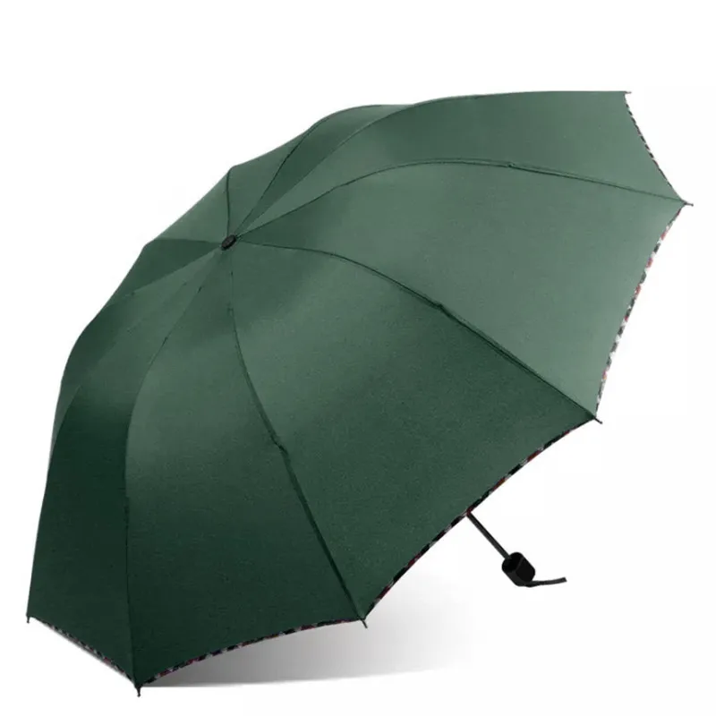 

Dorleta cheap sale pure color folding umbrella rain women business sun umbrella men