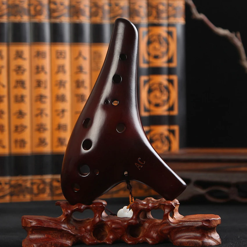 12 отверстий Ocarina Flute Alto C Wind музыкальный инструмент AC Flauta подводная лодка для