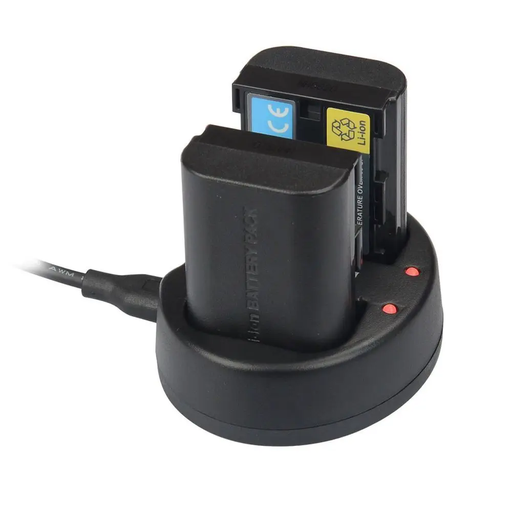 

2 LP-E6 Replacement Battery for Canon 5D II MARK III 6D 7D II 70D + Dual charger