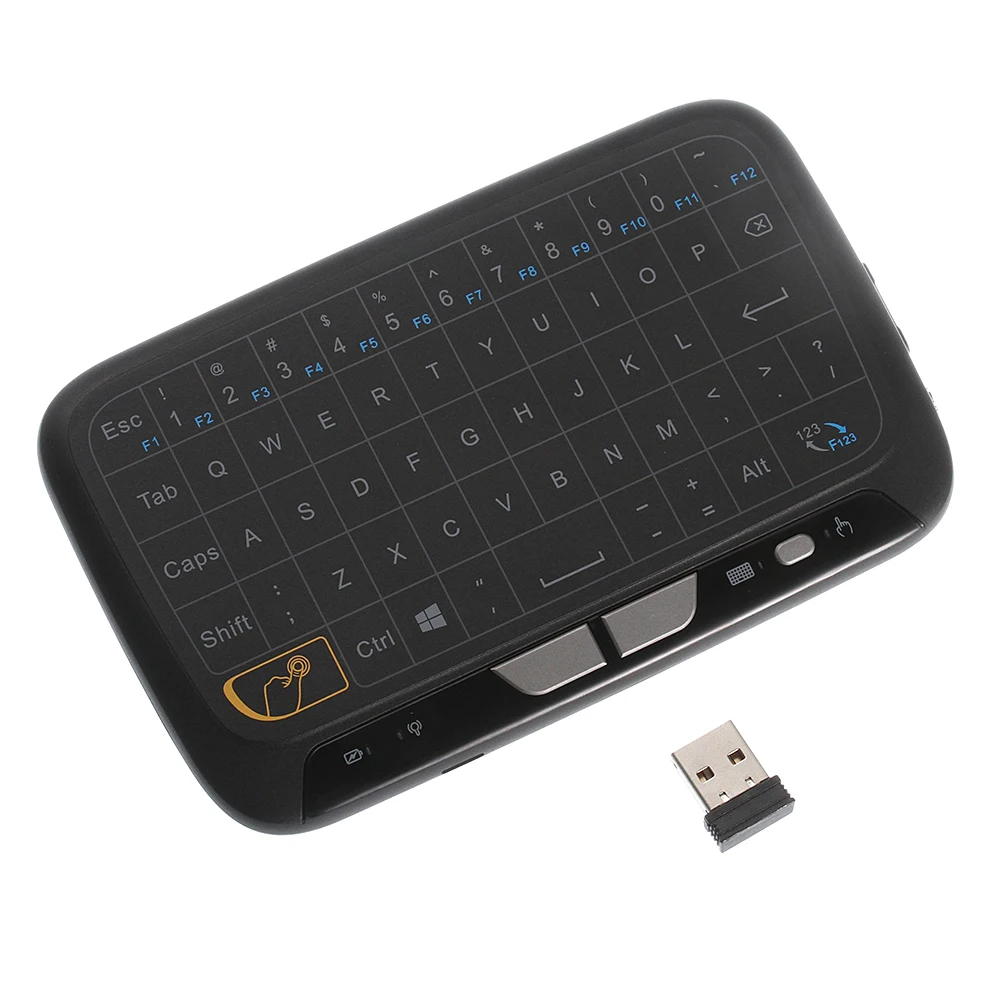 2 4G Mini USB Wireless Keyboard H18 Fly Air Mouse Touchpad Remote Control For font b
