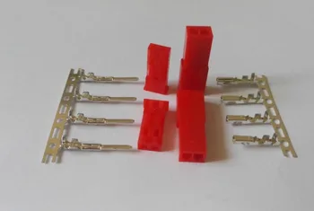 

SYP JST 2.54mm 2PIN connectors kits set: plug + socket + male female terminal 200set/1LOT