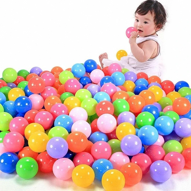 100Pcs/Set Eco Friendly Colorful Baby Play Balls Soft Plastic Ocean