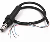 SZBFT 5 wires Portable Hot Air Gun BGA Rework Solder Station with tweezers nozzles ,heater for 850 850D 990 852 ► Photo 2/4
