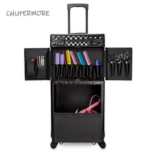 Роскошная стрижка, макияж модный Удобный многофункциональный прокатный багаж Спиннер брендовый чемодан колеса