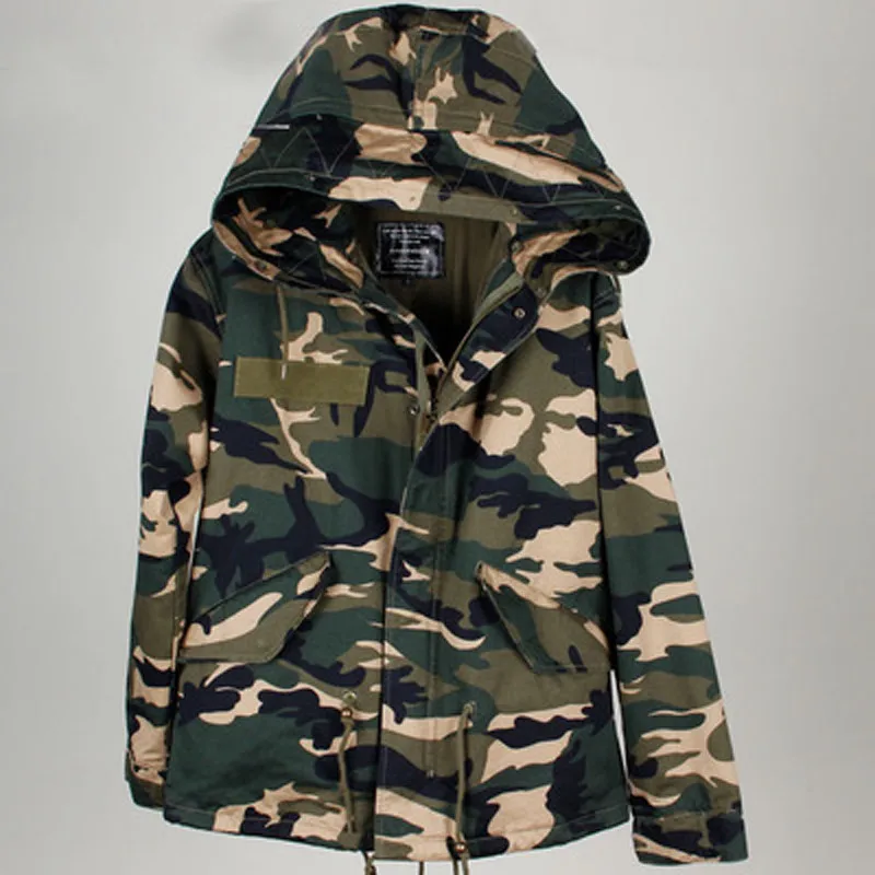 Новая женская зимняя теплая куртка армейская зеленая Военная парка пальто с капюшоном - Цвет: color 6