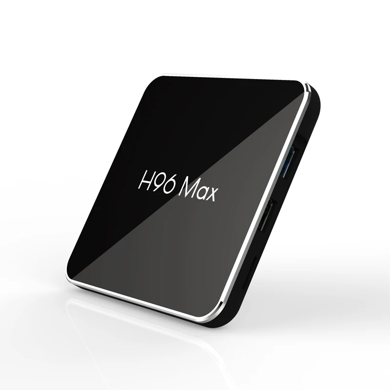 Android 8 1 H96 max x2 Amlogic S905X2 Smart tv Box LPDDR4 4 Гб 64 H.265 4K 1080p USB3.0 MAX Google Голосовое управление android