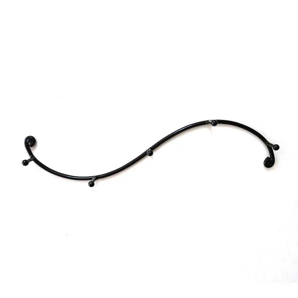 Wall mount clothes storage hat garment rack with 5/8 hooks | Дом и сад