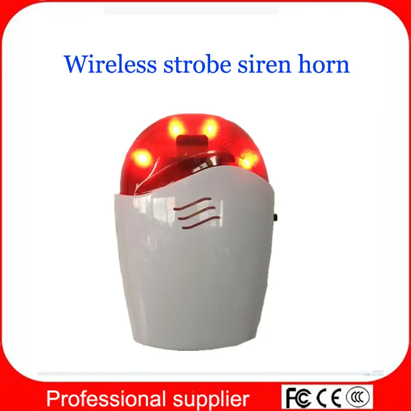 

delicate nice wireless siren horn with sound&light,Strobe siren for security alarm systems,standalone flash siren alarm