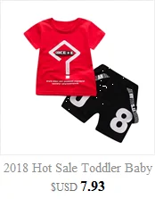 Комплекты одежды из 2 предметов для мальчиков детская одежда vetement enfant fille, одежда для маленьких мальчиков, футболка Топы+ камуфляжные шорты