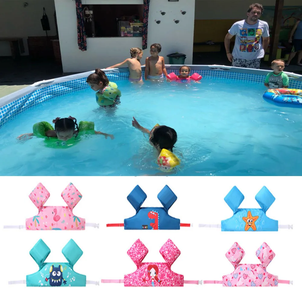 

Baby kids life arm ring floating safety swimming jacket cartoon float tube arms sleeves swim ring vest summer swimming rings