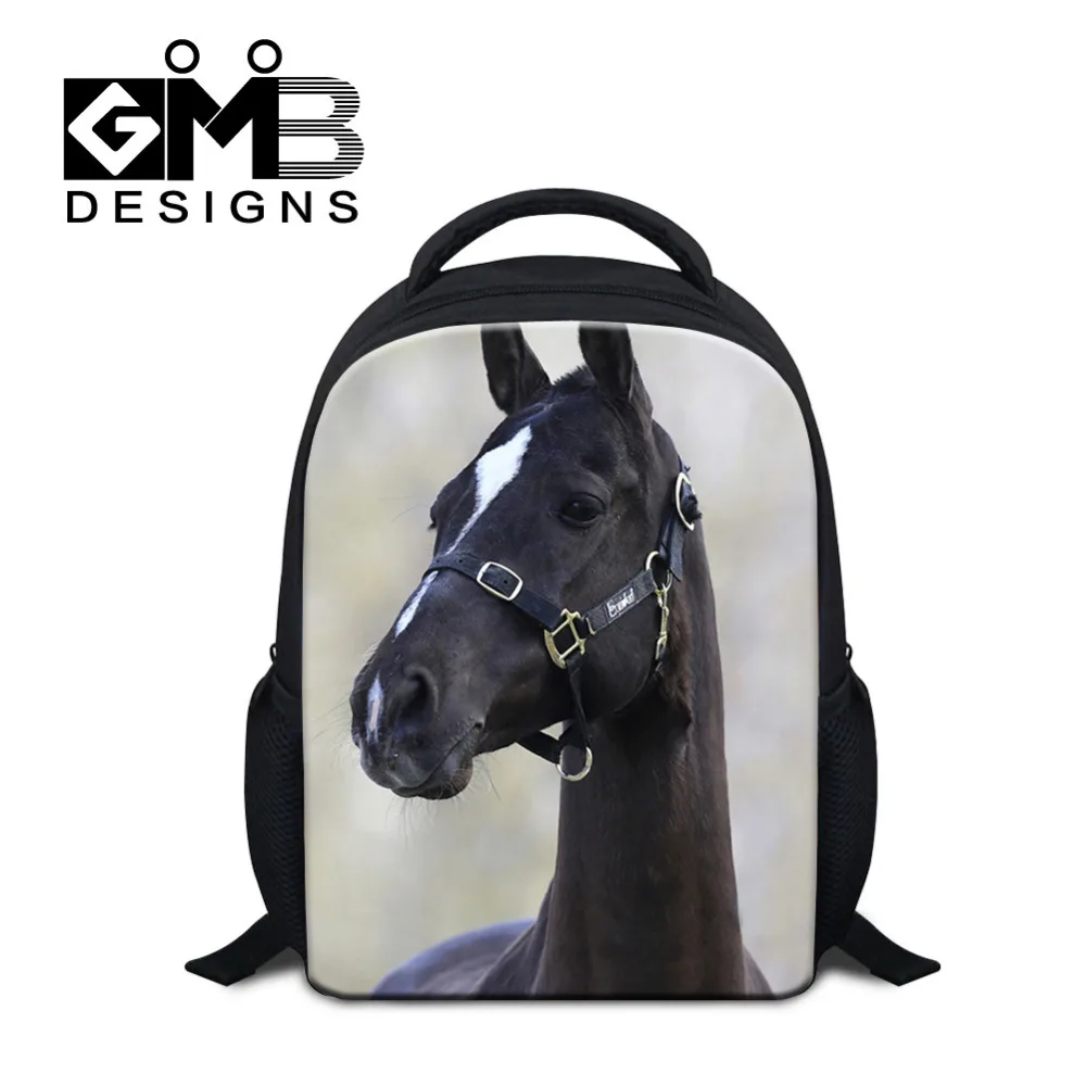 Dispalang 12 Inch Animal Printing Small Kids Backpack Horse Mini School