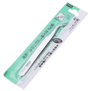

1pcs Precision Stainless Steel Curved Tweezers Nail Art Tools Nail Gel Cuticle Scissors For Pick Sequins Diamond Manicure Tool
