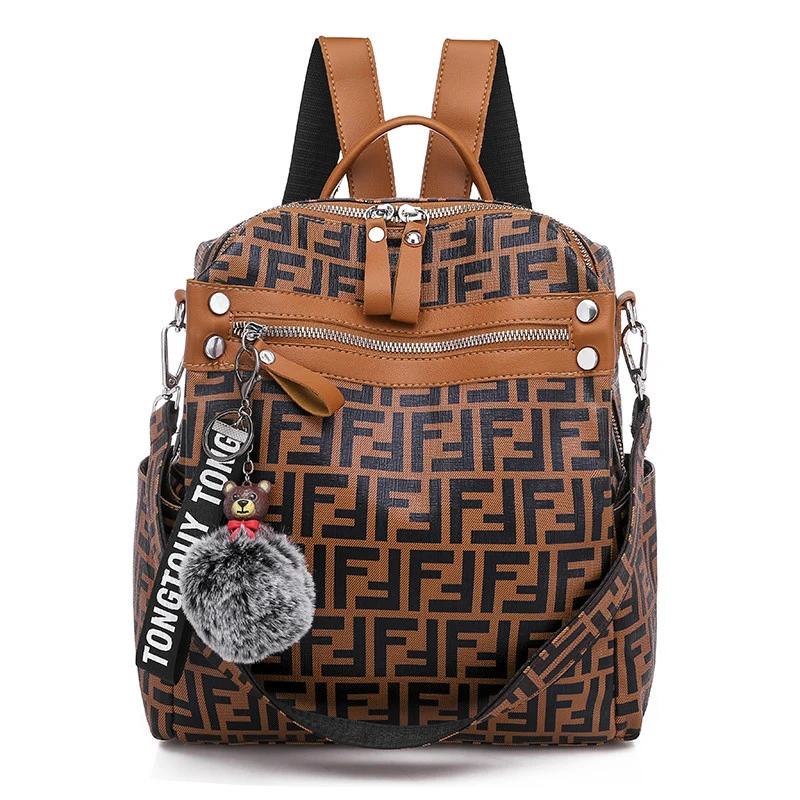 

Cheap travel women backpack bag stylish pu leather mochila bag pack