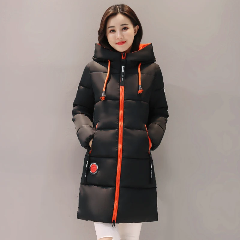 

Women Winter Jacket Hooded Warm Thicken Cotton Padded Women Winter Coat Female Outwear Parka Casaco Feminina Inverno