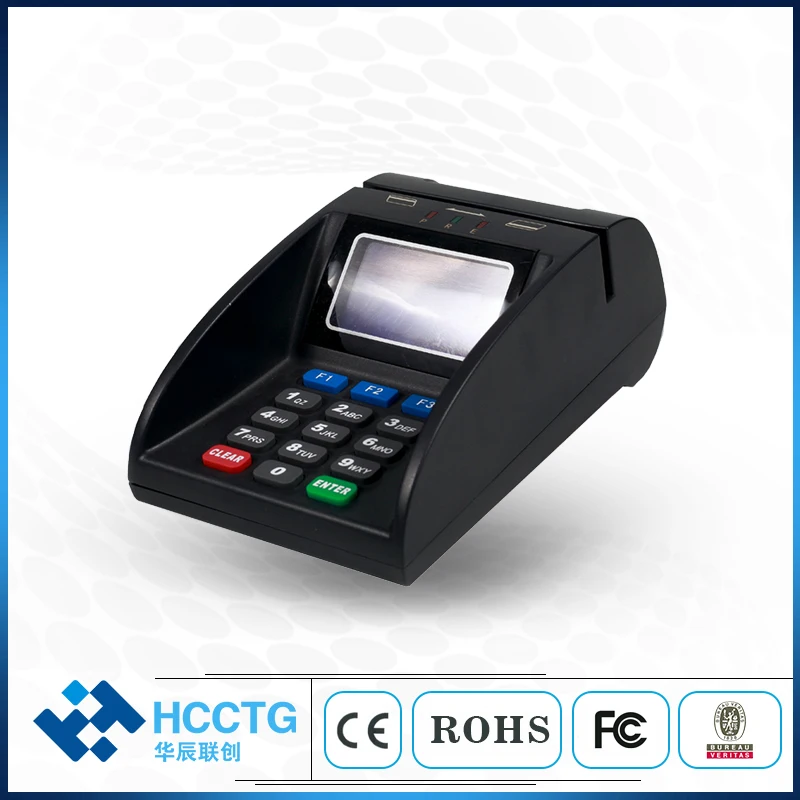 15 клавиш умный бесконтактный считыватель карт E-Payment Pinpad для POS Bank HCC890