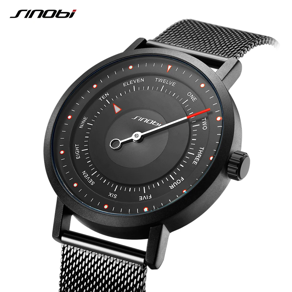 

Watch men SINOBI brand rotating creative sports watch men's quartz watch men's casual military waterproof watch