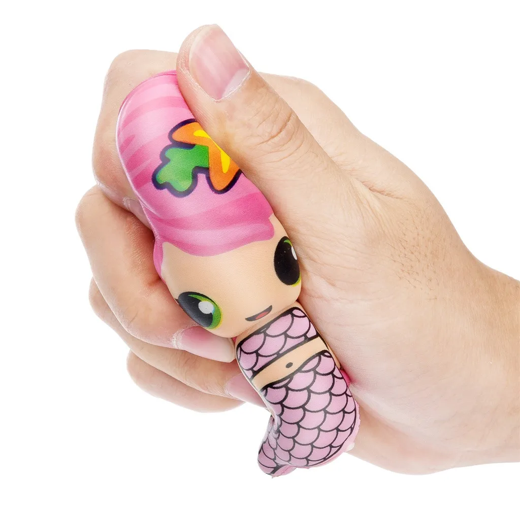 Squishies игрушка каваи очаровательная игрушка Русалка медленно поднимающийся крем ароматическая игрушка для снятия стресса белка свипает антистресс для детей@ 45