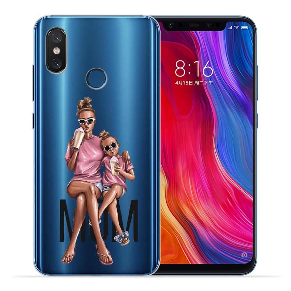 Новинка, сексуальные, для мамы и дочки Детские чехол для Xiaomi 5X6X8 A2 Lite Redmi 4X 4A 5A 5 Plus Note 7 4X 5A 5 6 iPad Pro 6 6A 6Pro Чехлы для телефона - Цвет: 07