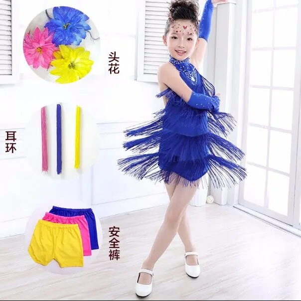 DB23918 fringe latin dress-2