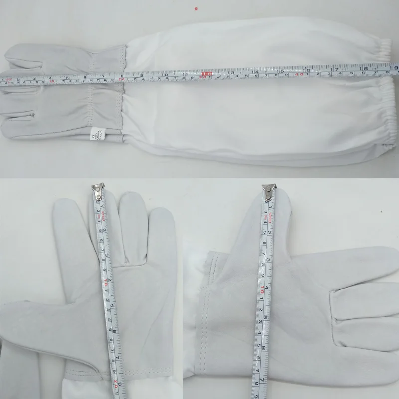 Beekeeping Suit Gloves 1 Set Protective Beekeeping Gloves Safe Beekeeping Suit Bite Protection Unisex Defend Bee Keeping Safety Clothing
