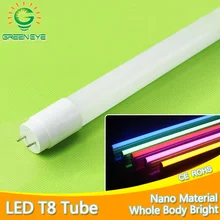 Diodo emissor de luz brilhante do tubo t8 de 360 graus ac220v 110v 60cm 600mm 10w led t8 integrado motorista lâmpada fluorescente t8 frio quente branco
