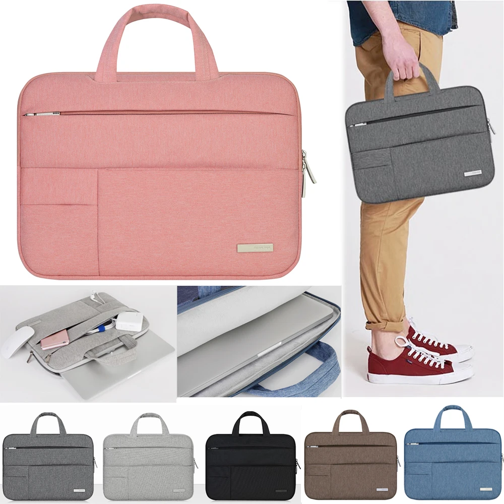 Protable Handbag Bag For Acer Dell HP Asus Lenovo Laptop 11 13 14 15.6,Sleeve Bag Case For Notebook Macbook Pro Air 11.6 13.3