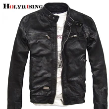 Holyrising мужская куртка из натуральной кожи, мужская кожаная куртка из натуральной козьей кожи, мотоциклетная одежда, пальто, XS-3XL, 18907-5