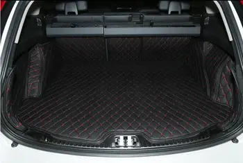 

High quality! Special car trunk mats for Volvo V60 2018-2011 waterproof boot carpets cargo liner mats for V60 2017,Free shipping