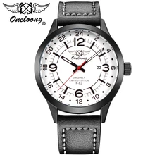 ONELOONG Sports Brand Quartz Mens Watches Top Brand Luxury Quartz-watch Clock Leather Strap Male Wristwatch Relogio Masculino
